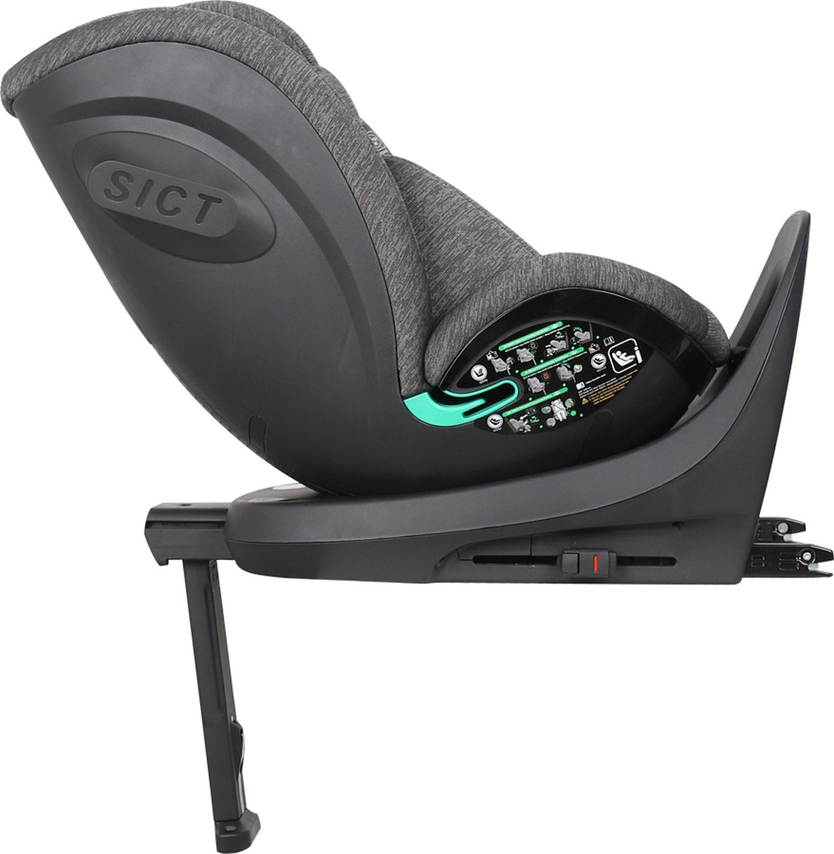 Siège auto Ding Fynn Gris 40-150cm 360° i-Size