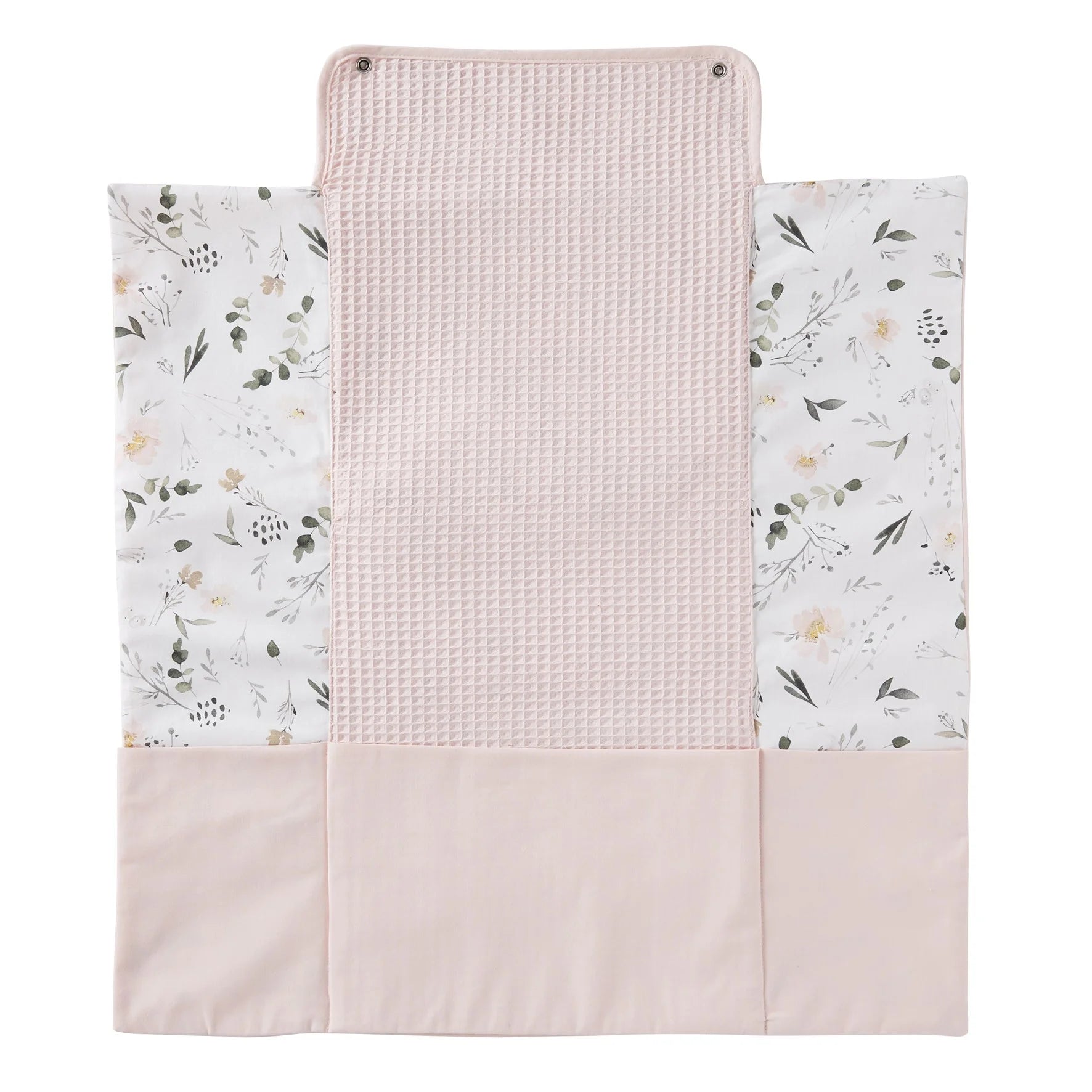 Tapis à langer nomade imp. botanique / blush