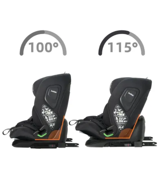 Siège Auto Groupe 1/2/3 Black Rembourre Jovikids