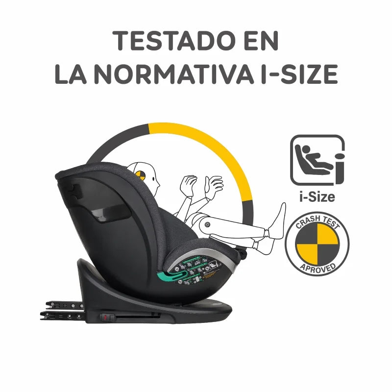 Siège auto Milos gris foncé Ms Innovaciones
