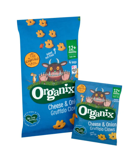 Organix Gruffalo Griffes Fromage & Oignon 12M+
