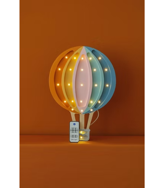Lampe Hot Air Baloon Retro Rainbow - Little Lights