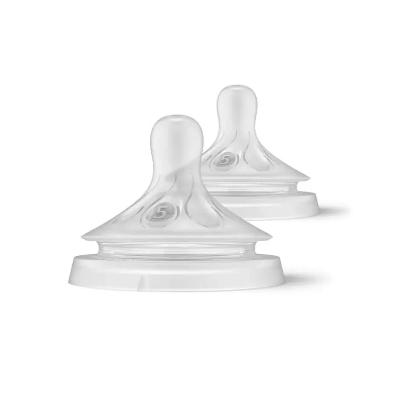 Philips Avent Lot de 2 Tétines Natural Response 6M+ - Flux 5