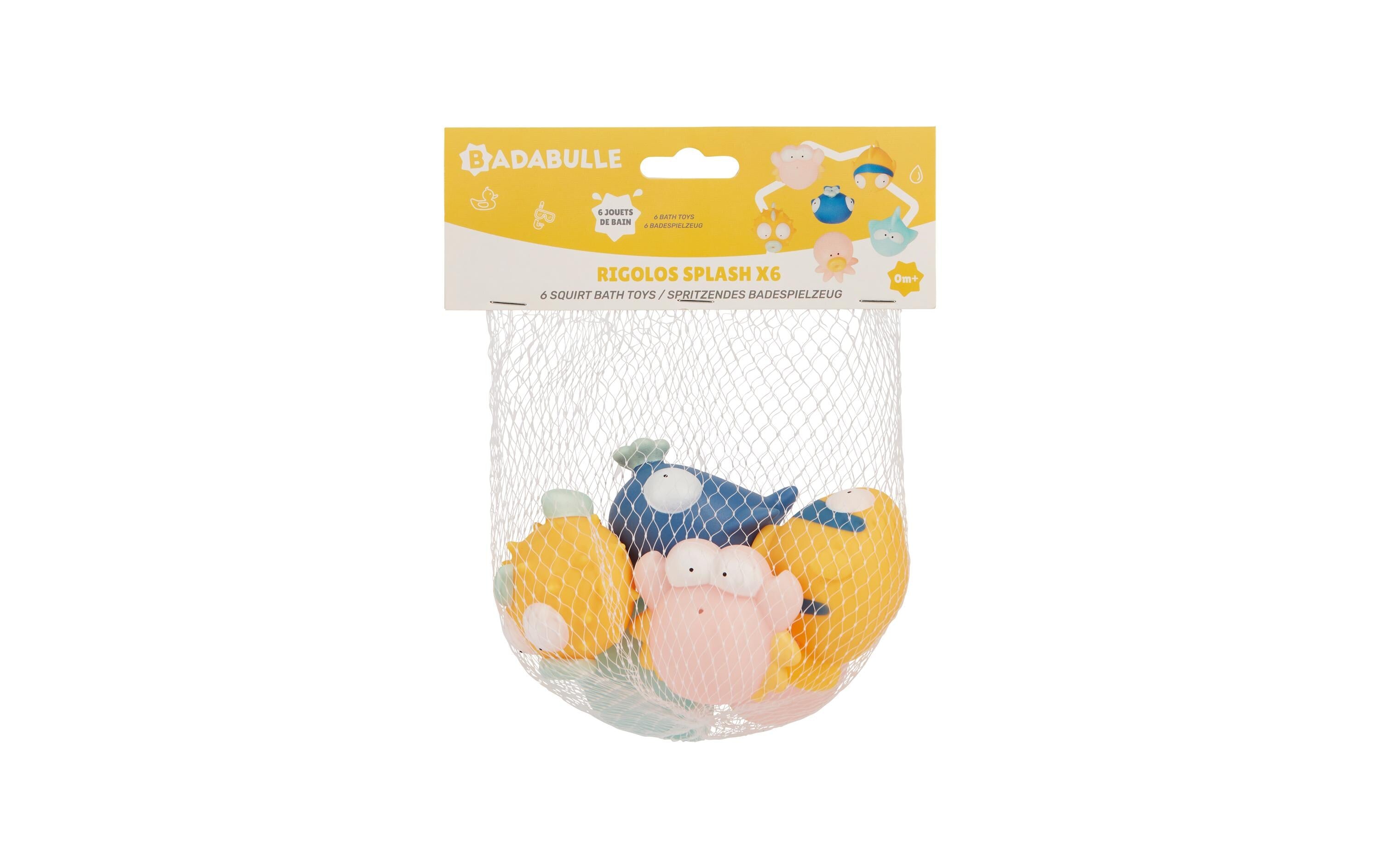 Jouet pour le bain Rigolo Splash figurines à éclabousser Lot de 6