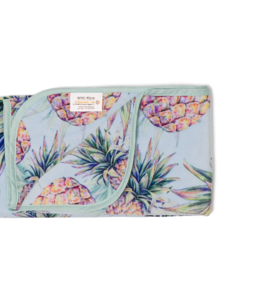 Couverture en velours - Ananas