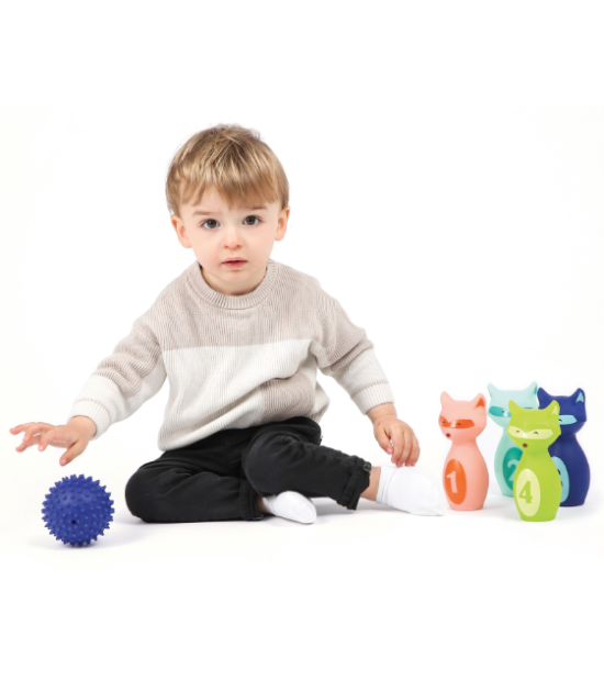 LUDI - COFFRET D'ACTIVITE Tapis,Quille Et Formes