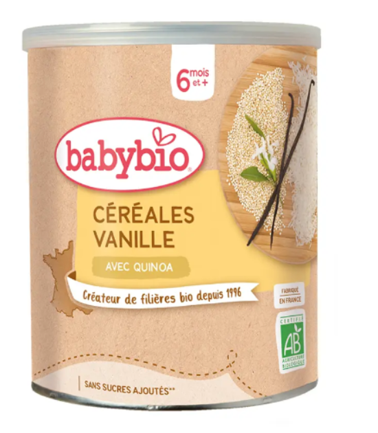 Babybio Céréales Vanilles avec Quinoa 220g