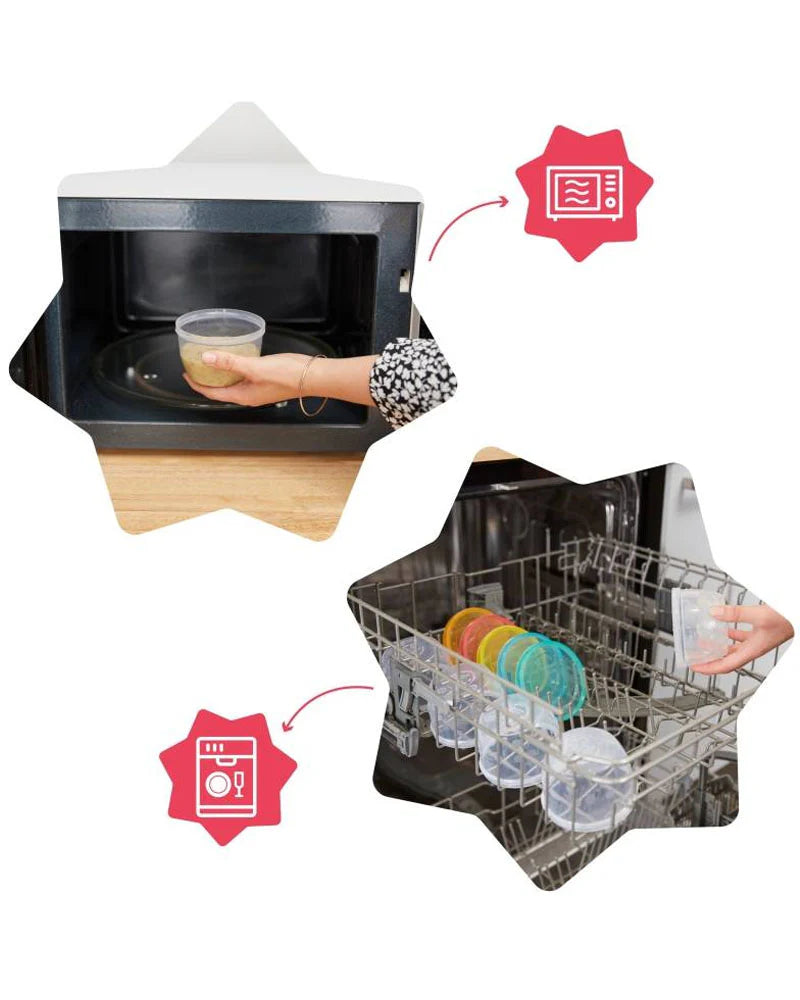 Badabulle Pots De Conservation Badabowls Maxi Portions 12x250ml