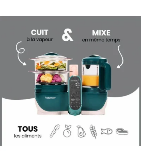 Robot cuiseur Nutribaby (+) Opal Green babymoov