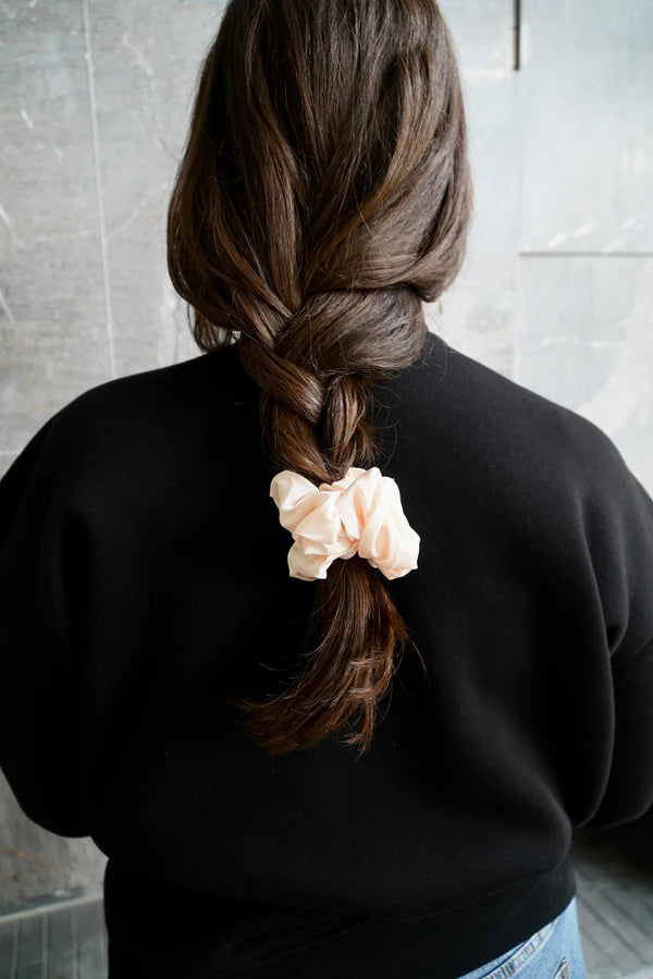 Bambidou Chouchou en Soie - Saumon