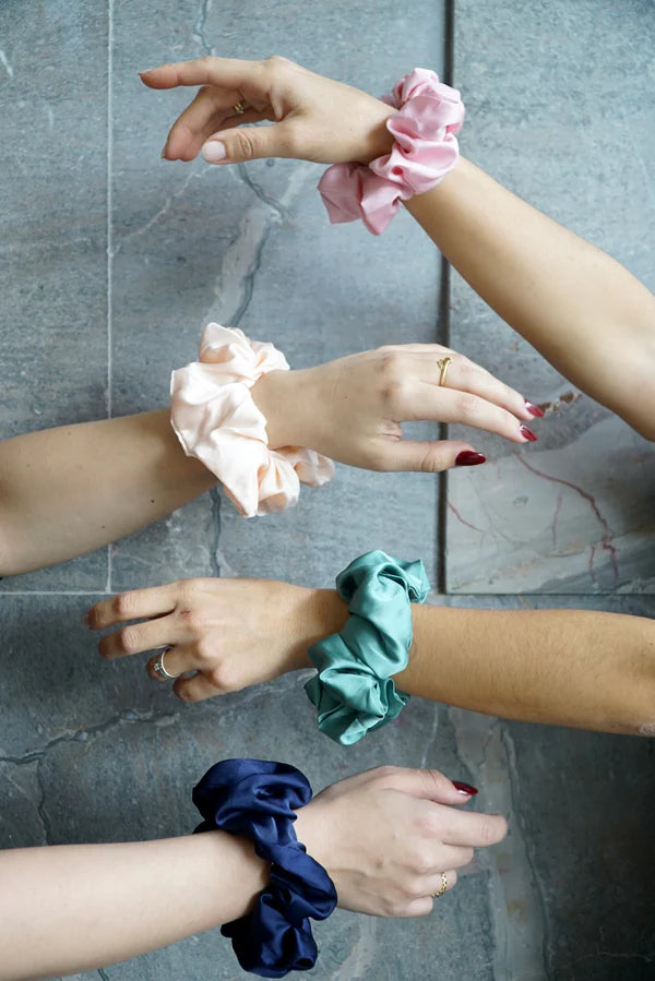 Bambidou Chouchou en Soie - Saumon