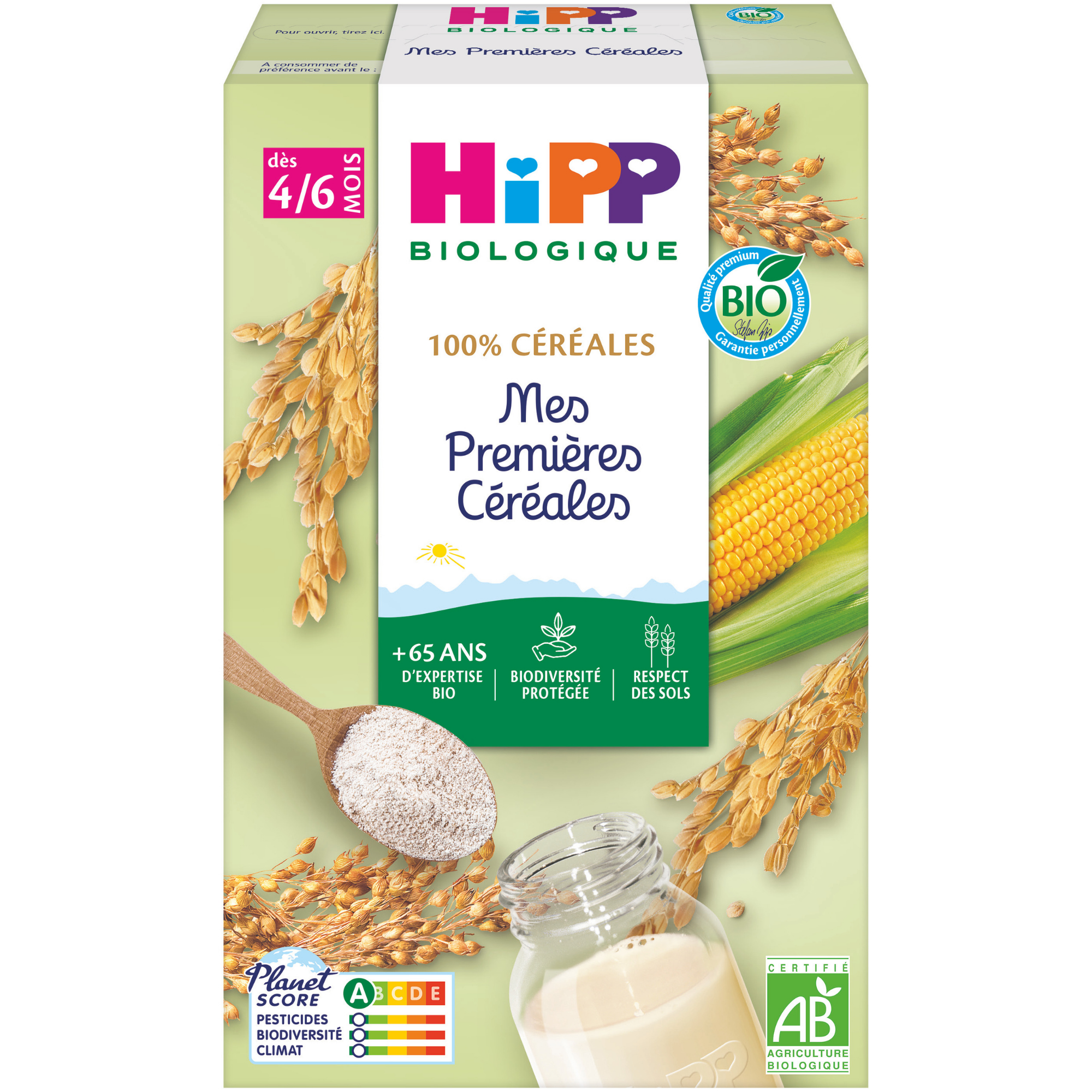 Hipp 100% Céréales Bio – Mes premières céréales dès 4/6 mois