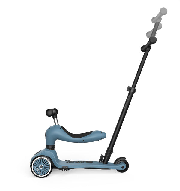 Trottinette Highwaykick 1 Push & Go - Steel - Scoot and Ride
