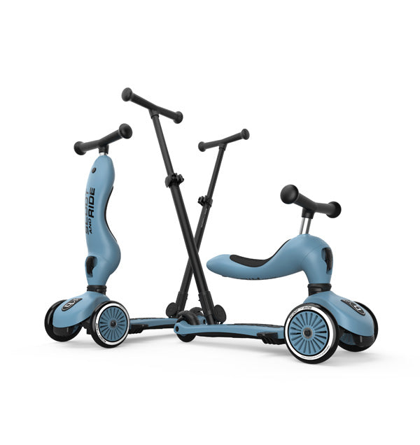Trottinette Highwaykick 1 Push & Go - Steel - Scoot and Ride