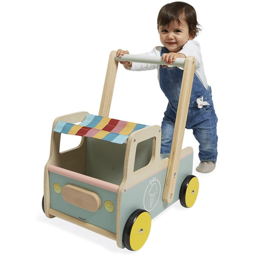 Chariot de marche marchand de glaces