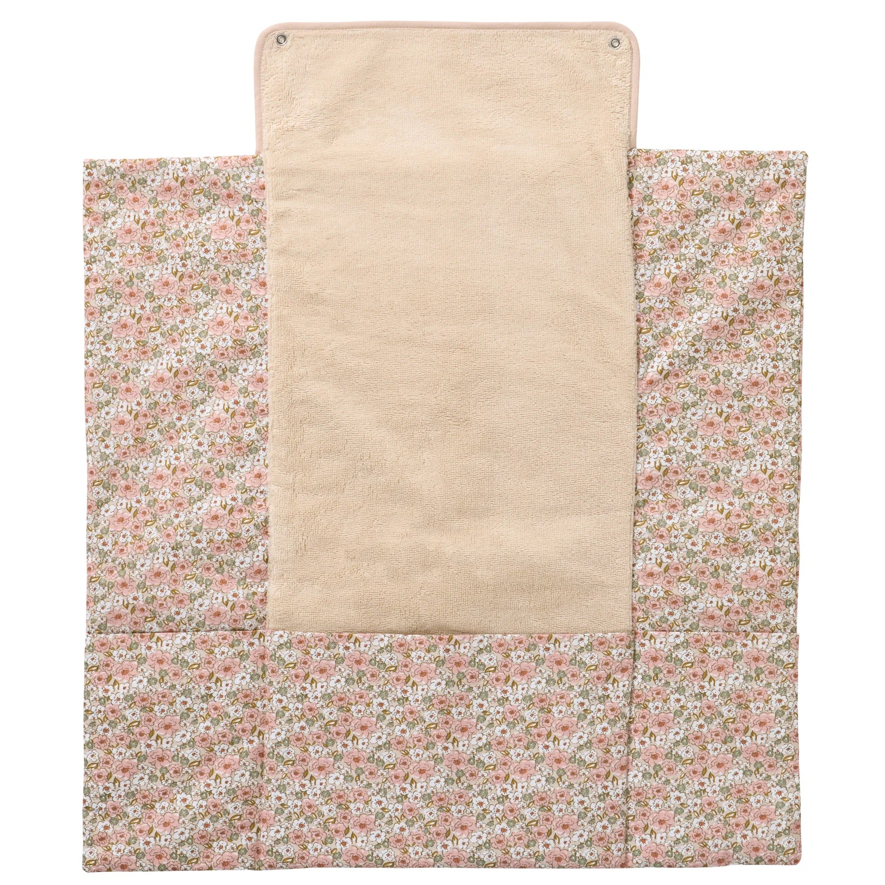 Tapis à langer nomade imp. liberty / biscuit