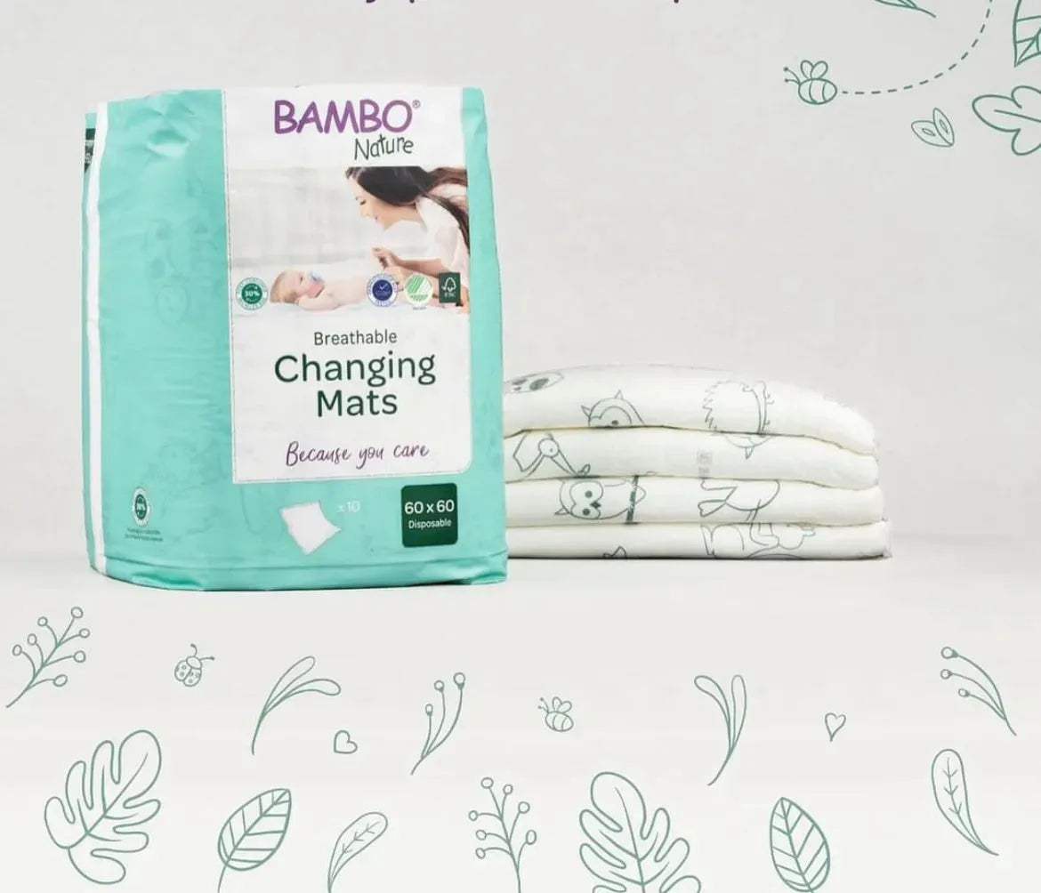 Bambo Nature Tapis de Change 60 x 60 cm