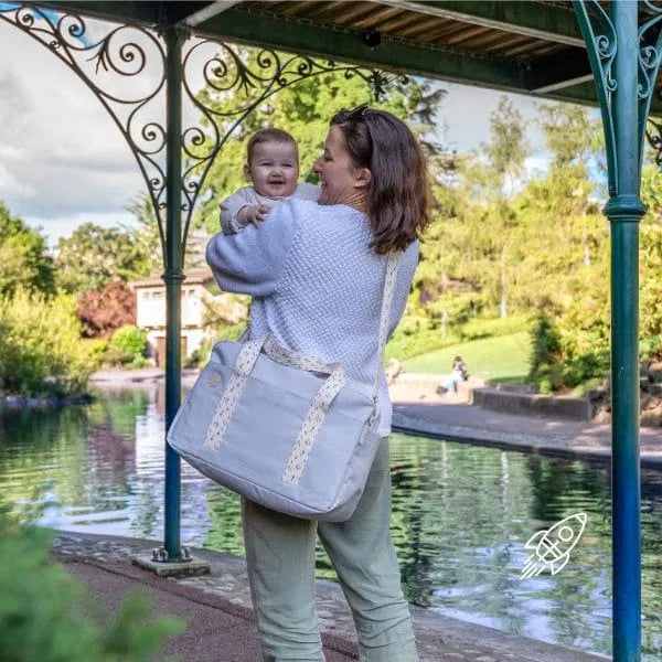 Badabulle Sac à Langer Bowling – Gris