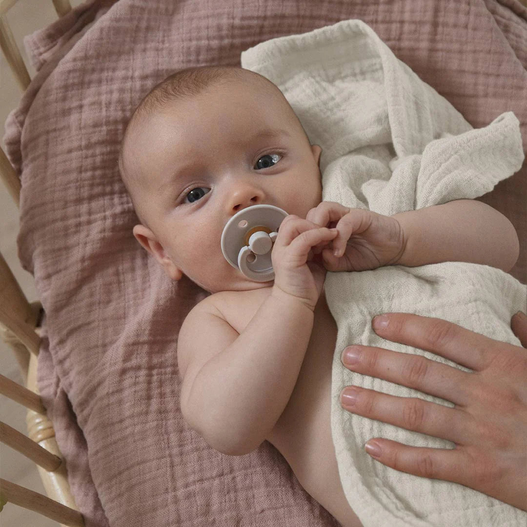 Sucette symétrique BIBS Colour - Lot de 2 - Ivoire/Blush - Latex