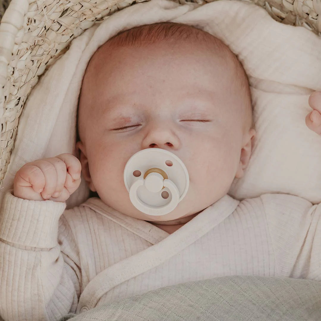 Sucette symétrique BIBS Colour - Lot de 2 - Ivoire/Sauge - Latex