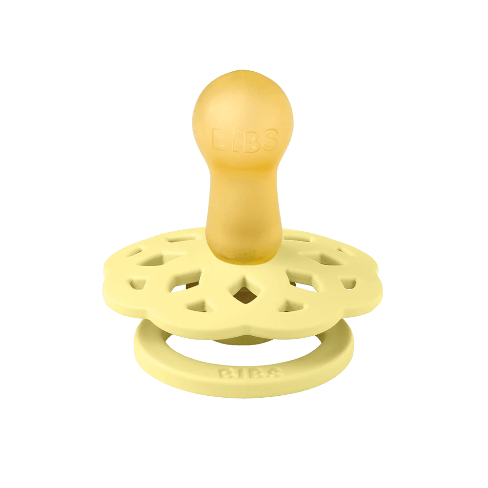 Lot de 2 Sucettes Bibs Boheme GLOW - White/Sunshine