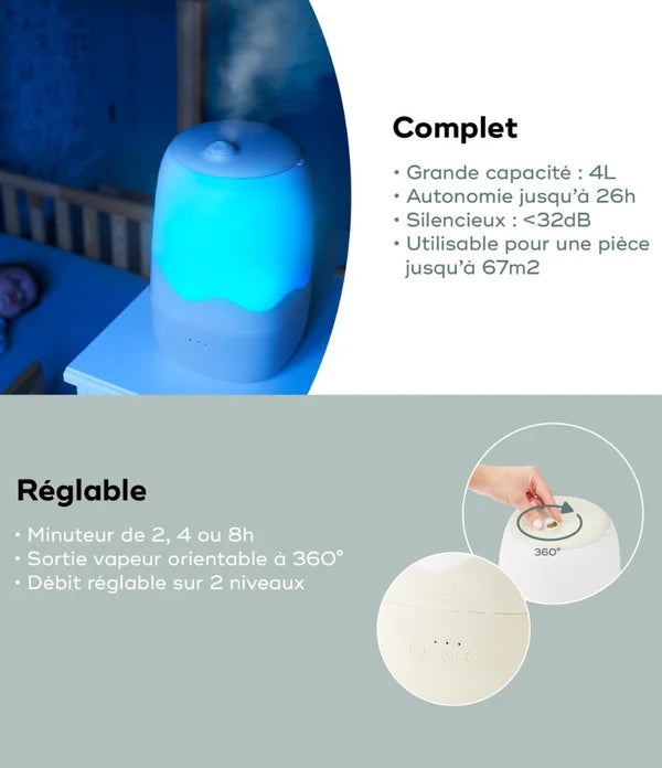 Babymoov Humidificateur d'air Wave