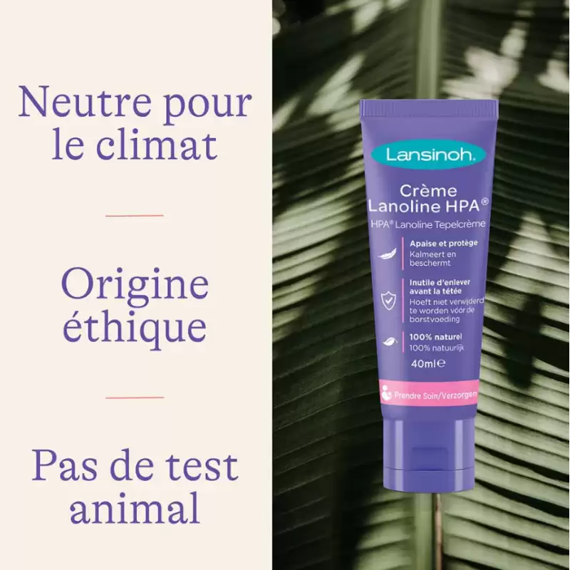 Crème Lansinoh à la Lanoline HPA® - Soins mamelons 40ml