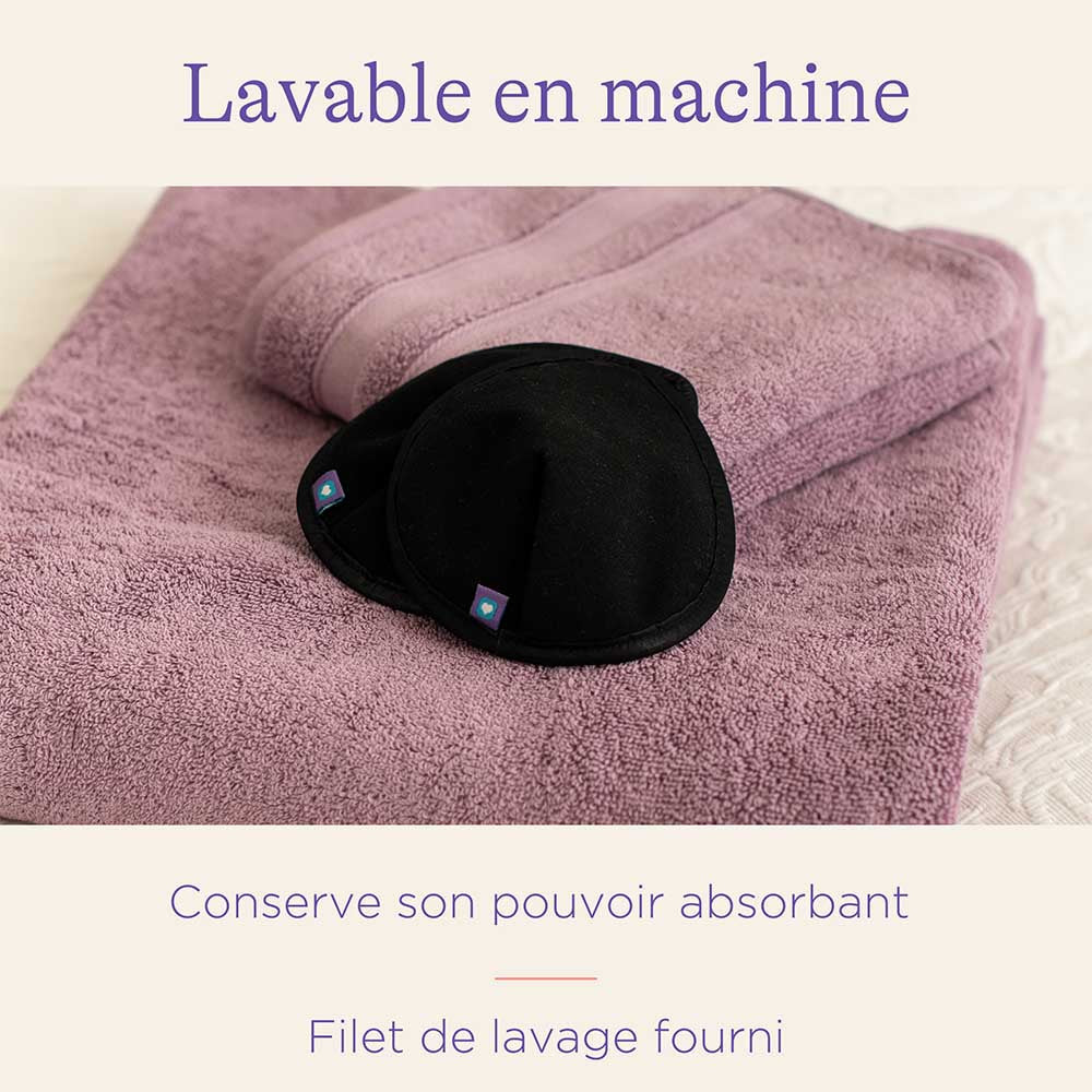 Lansinoh Coussinets d'allaitement lavables Couleurs x8