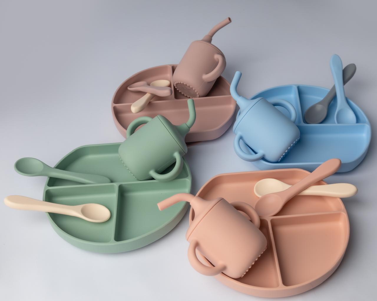 YUMMY Coffret Repas Silicone 6M+