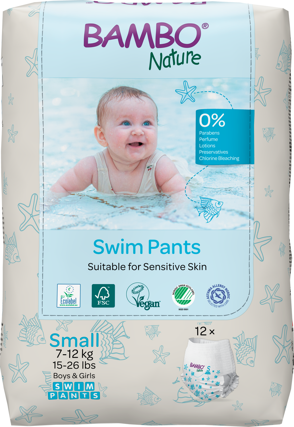 Couches de bain - Bambo Taille S