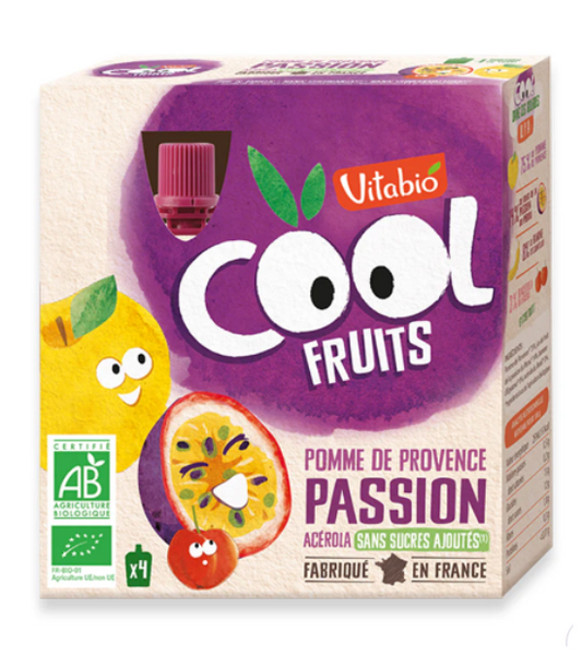 Vitabio COOL FRUITS Pomme de Provence & Passion 4x 90g