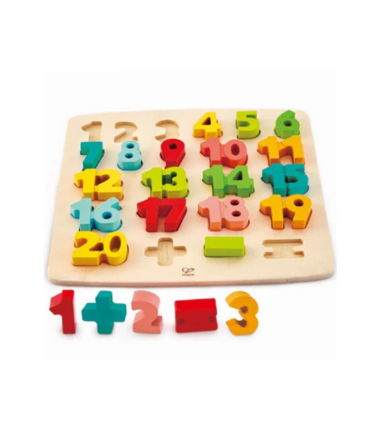 HAPE - CHIFFRES PUZZLE EN BOIS