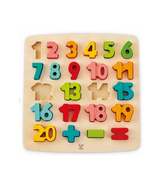 HAPE - CHIFFRES PUZZLE EN BOIS