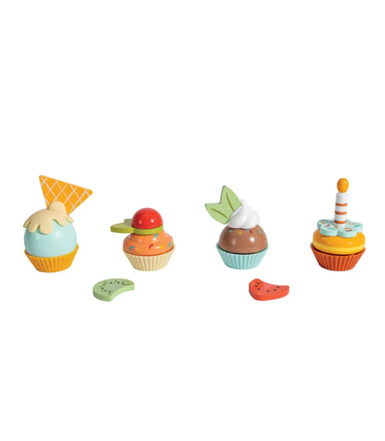 Eurekakids - Coocook Cupcakes en bois