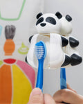 Brosse à dent Flipper avec couvercle - Panda