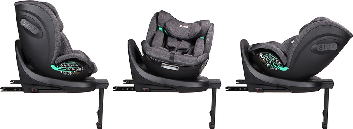 Siège auto Ding Fynn Gris 40-150cm 360° i-Size