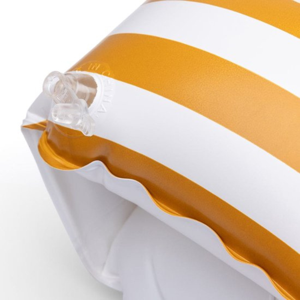 Swim Essentials Brassards Jaune - Wit - Rayé - 2-6 ans - 15-30 kg