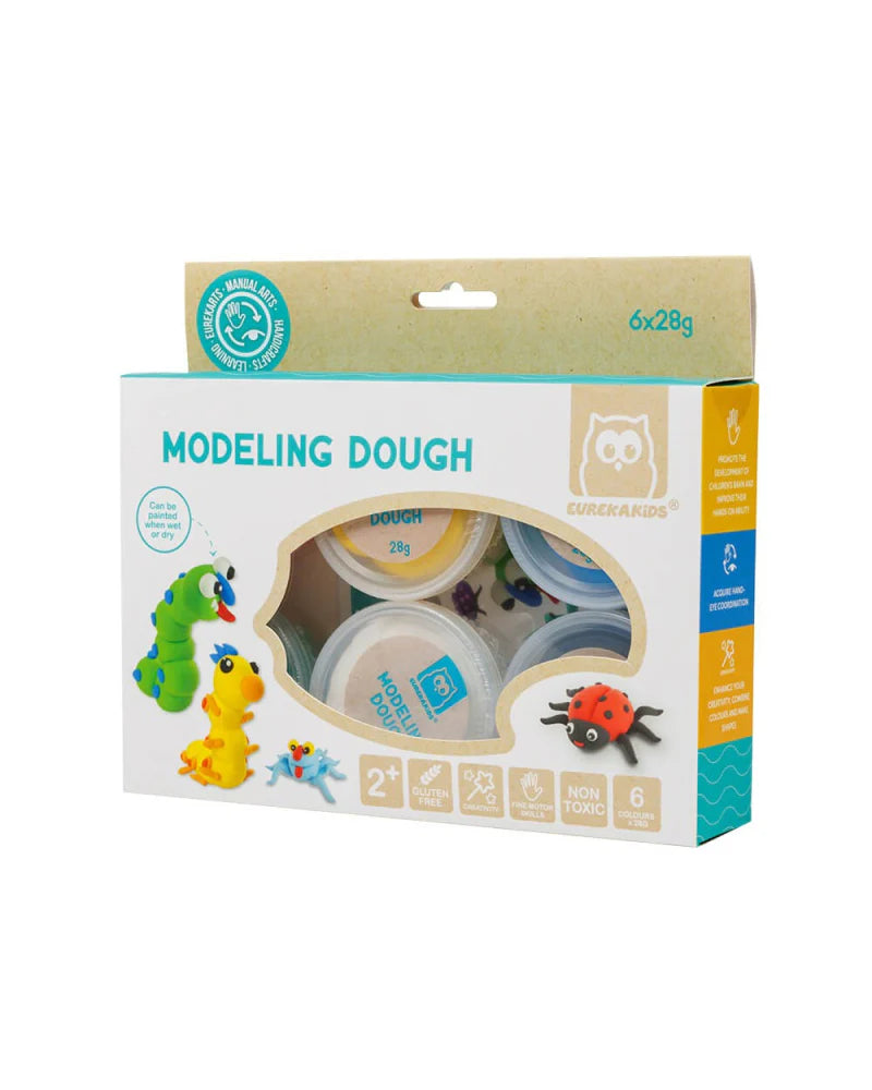 Eurekakids 6 Pots De Pate À Modeler - 2A+