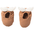 Chaussons avec ailes d’ange – cassonade / écru