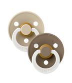 Lot de 2 Sucettes Bibs GLOW - Vanilla/Dark Oak