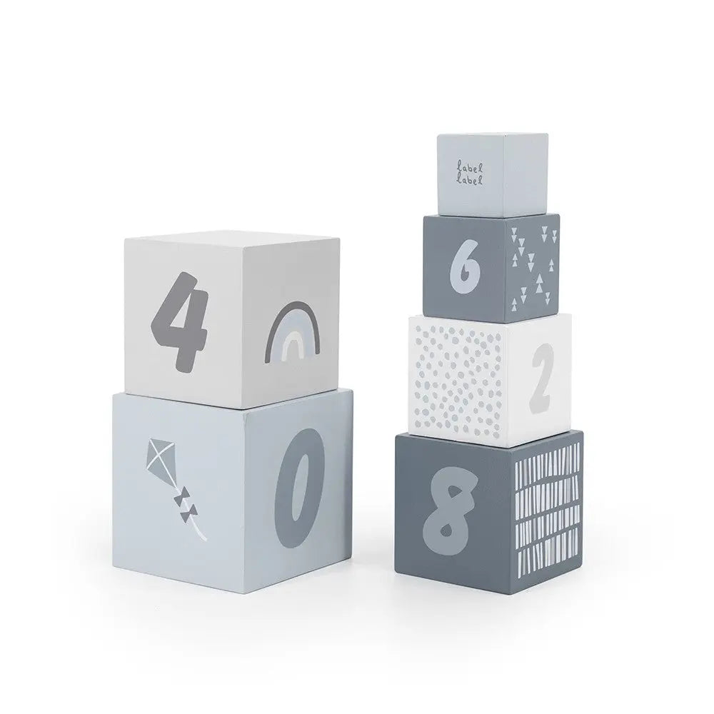 Empilement des blocs de numéros - Bleu +12M