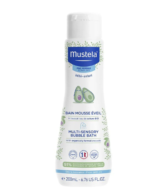 Mustela Bain Mousse Eveil à l'avocat BIO - 200ml