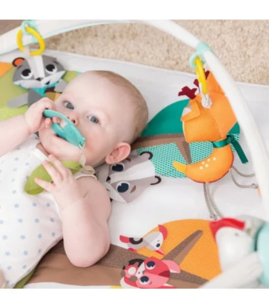 Tapis plush gymini dans la foret tiny love