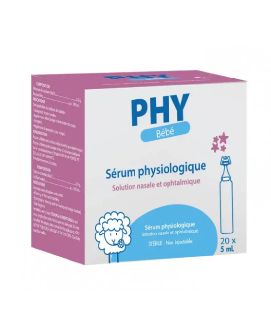 Gilbert PHY Sérum physiologique - Boite 20x5ml