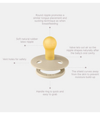 Lot de 2 Sucettes Bibs x LIBERTY - Eloise - Dusty Blue Mix