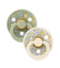Lot de 2 Sucettes Bibs x LIBERTY - Eloise - Sage Mix
