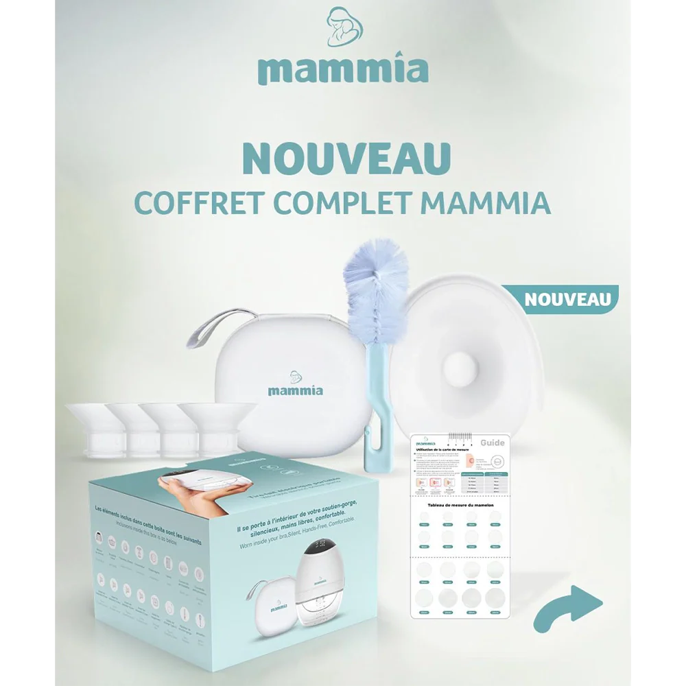 Mammia Tire-lait Électrique Main Libre - Coffret Complet