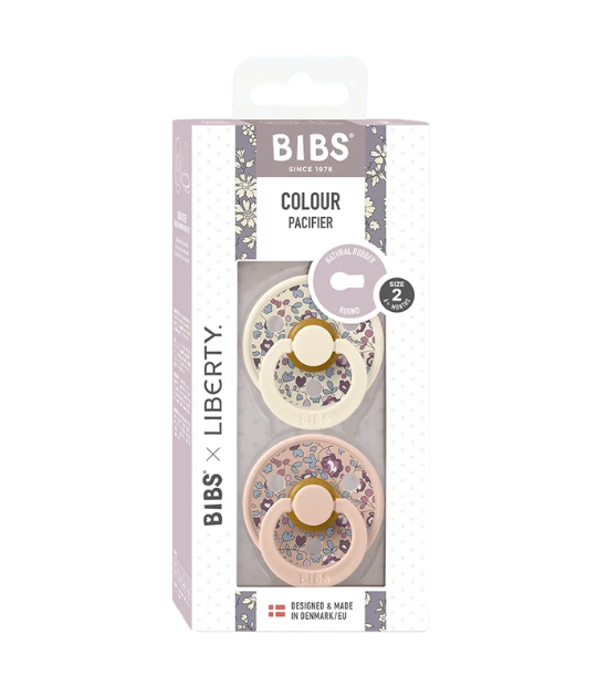 BIBS x LIBERTY Colour 2 Pack Eloise - Blush Mix