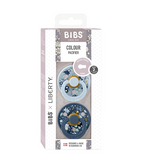 Lot de 2 Sucettes Bibs x LIBERTY - Chamomile Lawn - Baby Blue Mix
