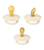 Lot de 3 Sucettes Bibs New Baby Try-It Collection - Ivory